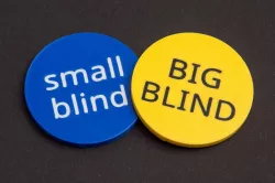 Poker small blind / big blind chips