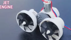 Powerful Jet Engine Using Twin Propeller
