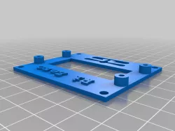 Raspberry Pi Zero Case / Mount Adapter (LAY FLAT)