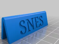 Retro Video Game Nameplate