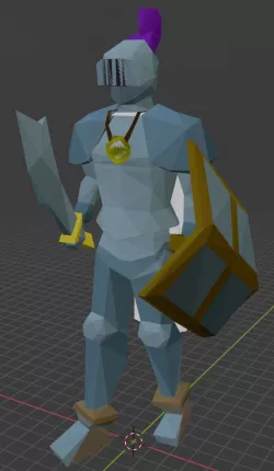 Rune Armor Set - Oldschool Runescape Character