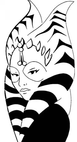 Shaak Ti stencil