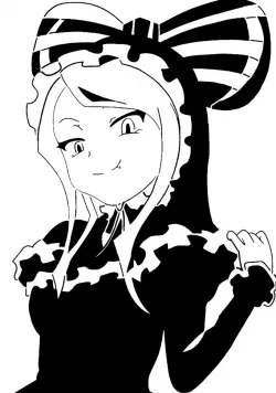 Shalltear Bloodfallen stencil 2