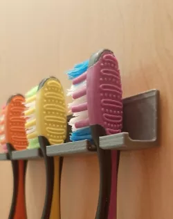 Simple Wall Mount Toothbrush Holder