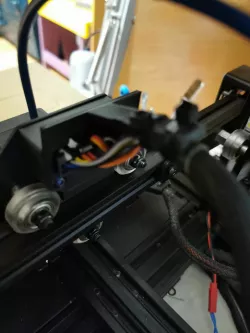 Soporte cables carro x geeetech A10 v4