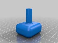 Square Button Handle
