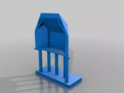Stand for barometer, clock, tide clock, thermometer ect.