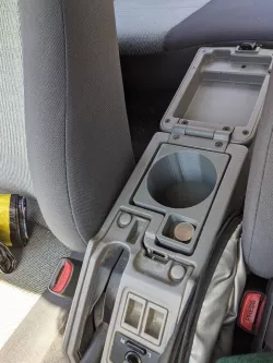 Subaru Impreza center console cup holder insert