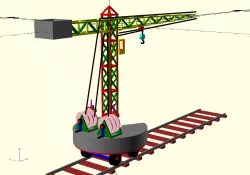 Toys for boys- rope winch/drums for construction crane