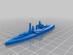US Battleship Colorado 3D Print ready