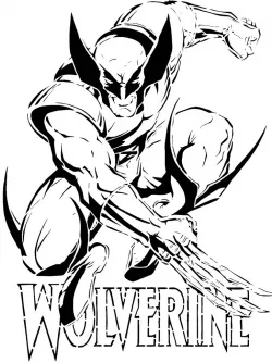 Wolverine Stencil 6