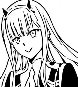 Zero Two stencil 3