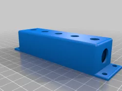 5X push button box