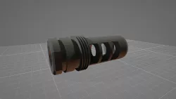 AK muzzle flash hidder