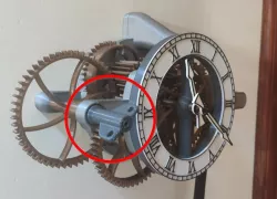 Alternate Winding Key for Easy Build 32 Day Skeleton Clock