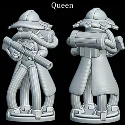 Astronaut Chess Queen