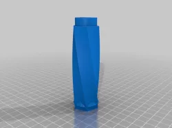 Baffled suppressor with threads 