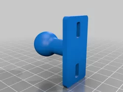 Ball type mount for cell phone holder