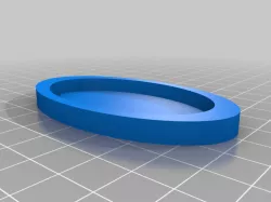 Base Adapter - 60mm to 75mm Oval