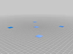 Bed leveling squares