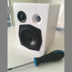 Cabinet for Helium - superb micro speaker by Scott Sehlin
