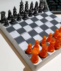 Chess Board Hinged Box