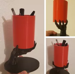 Clawed Demon Hand Pencil Holder