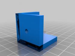 Right-angle Holder for Plexiglass Box by shrmn, Download free STL model