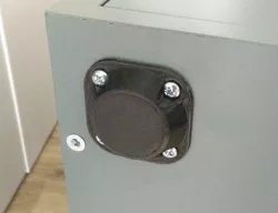 Custom foot for IKEA drawer unit