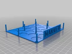 Customizable Dropper Bottle Holder Manait3d
