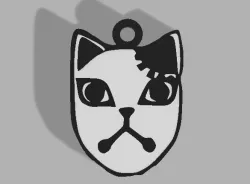 demon slayer(日語:鬼滅之刃) tanjiro's(竈門炭治郎) mask keychain