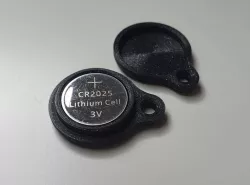 EDC Button Cell Holder Keychain