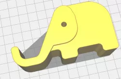 Elephant phone holder