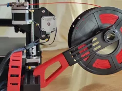 Ender 3 side spool holder bracket - no extra bolts/nuts