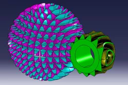Gears for ABENICS Active Gear Joint