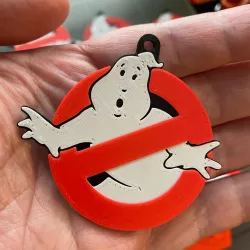 Ghostbusters Logo Keychain