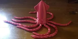 Giant Colossal Squid - Easy assembly, Print in Place Tentacles
