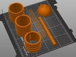 Grain Silo for 28mm/32mm Miniatures