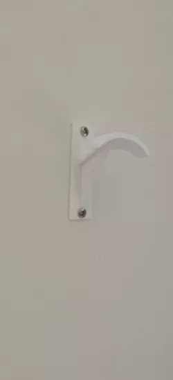 Hat Wall Hanger (Whale tail) with screwholes