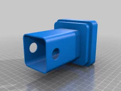 Hitch LED cover c-paw logo