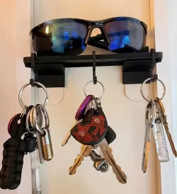 Key Shelf With Hooks