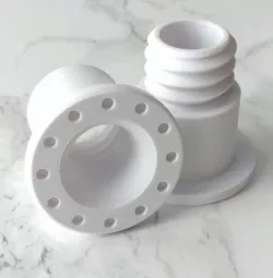 Lack Enclosure Threaded Filament Passthrough Guide (49mm-59mm Table thickness)