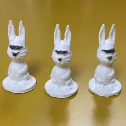 Lapin croque carotte - Funny bunny