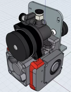 Orbiter DDE on Voron 2.2 Printhead for Ender 3 Pro