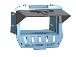 Polaris Slingshot radio mount and visor
