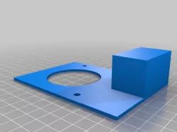 Raspberry Pi centrifugal fan blower mount case addition