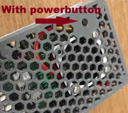 ReeeMiiiix Pi4 Case Top with Button / Malolo's screw-less / snap fit customizable Raspberry Pi 4 Case