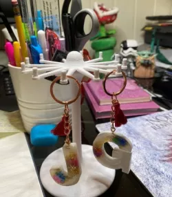 Remix mini filament spool and earring carousel stand