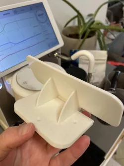 removable tablet mount for Decent DE1 espresso machine