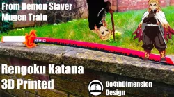 Rengoku Katana  - From Demon Slayer Mugen Train